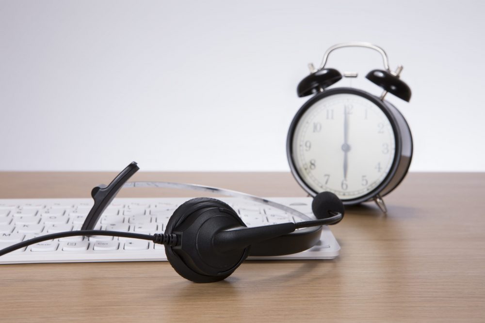 Headset, computer keyboard and alarm clock Headset, computer keyboard and alarm clock