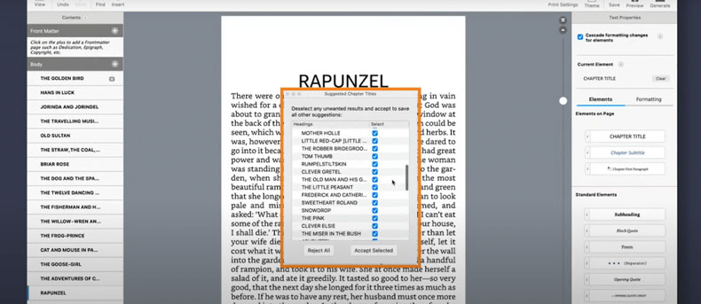 importing a document in kindle create