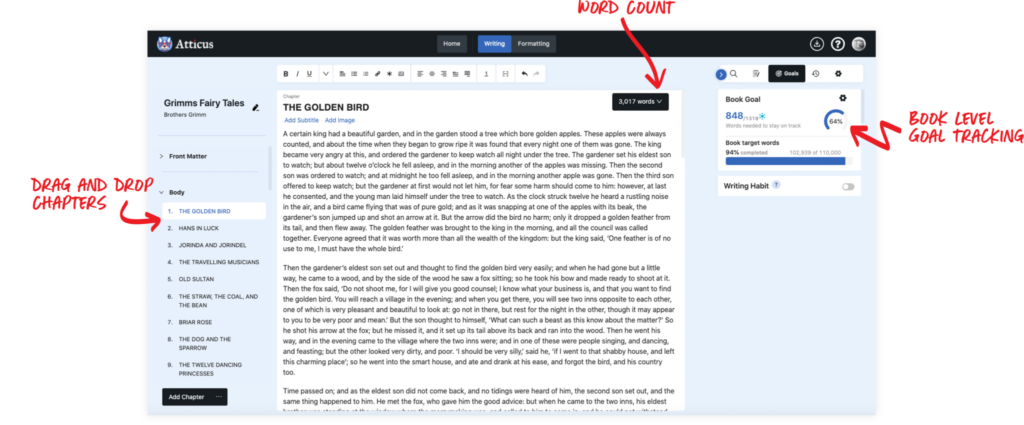some of atticus's features