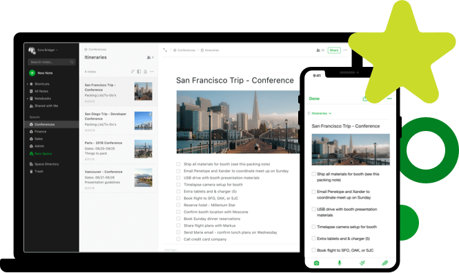 Evernote example