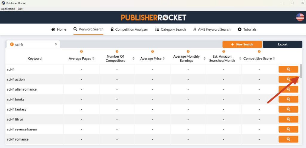 using keywords in publisher rocket